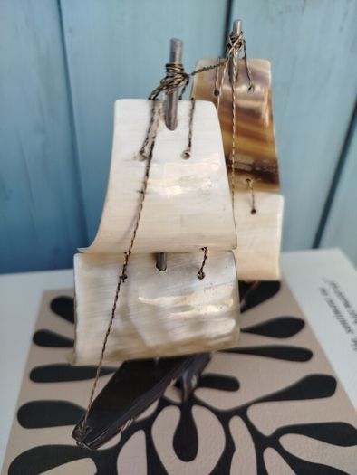 Vintage Horn Ship