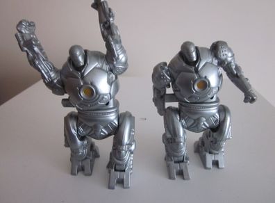 Pair of  Iron Man Wind Up Figures Burger King 2007