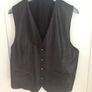 Ladies  JULIAN  VARD  Leather Waistcoat Image 3