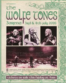 The Wolfe Tones ticket x 1 Friday 3rd July 2026