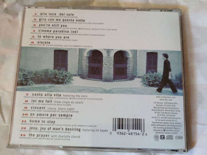 Josh Groban Self Titled Cd