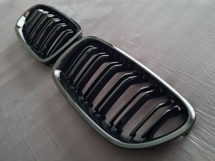 BMW F10 F11 Pre-Lci Black Kidney Grilles & Mirror Covers Set Brand New