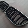 BMW 5 Series F10 F11 Gloss Black Kidney Grilles Brand New Image 3