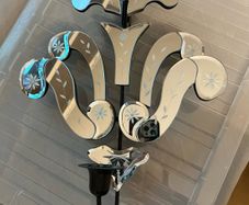 Mirror candle holder
