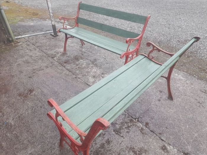 Cast iron Garden benches