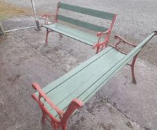 Cast iron Garden benches