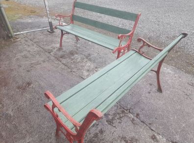 Cast iron Garden benches