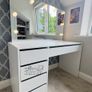 Glamour Vanity Table with Hollywood Mirror Image 3