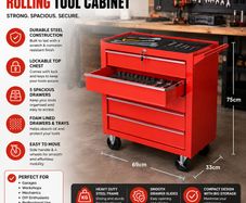 Heavy-Duty Tool Chest on Wheels