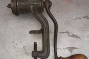 Antique Mincer with attachments