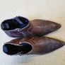 Asos Brown Snakeskin Chelsea boots Image 4