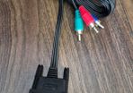 VGA to 3 RCA component video cable