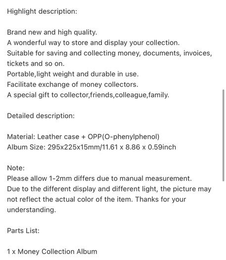 Large Capacity Large Storage Book Stamp Badge Collection Book Paper Leather Protective Cover Paper banknote Mixed Collection Book