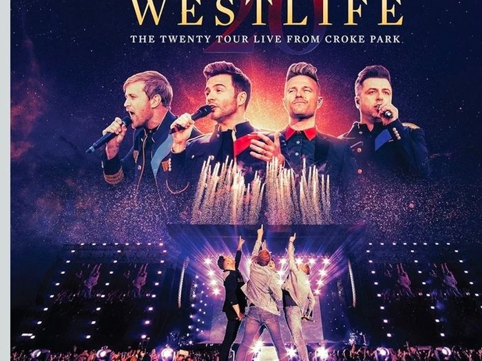 Westlife 2 x tickets for friday 25th September 3arena row 53