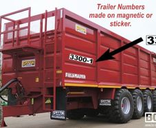 MAGNETIC Trailer Numbers made for IGAS.