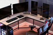 New Greige L Shaped Desk - FREE P&amp;P