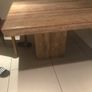 Solid granite table for sales as good as new cream and beige in colour and 6 chairs Image 2