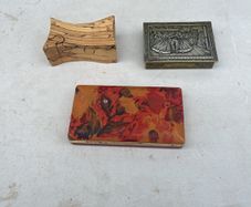 2 vintage boxs/ 1 jewellery box