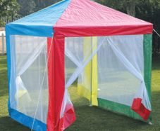 New Children's Multi Coloured Play Tent Sun Shade 1.5m x 1.5m