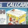 1994 Ireland 10 unit Happy Christmas in 1994 (Schlumberger SC7) Call Card Used. Telecom Eireann card number 1080 Image 3