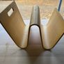 Mid-Century Style Bent Plywood Magazine Rack/Vinyl Holder Image 2