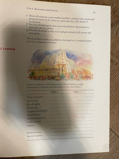 English for the hotel and hospitality tourist industry student bo