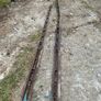 Heavy Duty Steel Scraping Track / Parlor Rail Iron Image 2