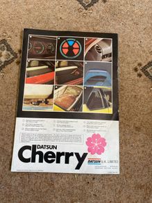 Datsun cherry brochure