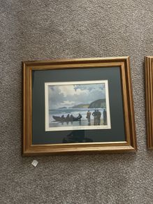John Skelton print Landfall signed