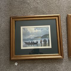 John Skelton print Landfall signed