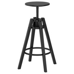 Ikea Dalfred Bar Stool Black X3