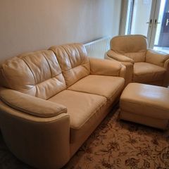 Leather suite
