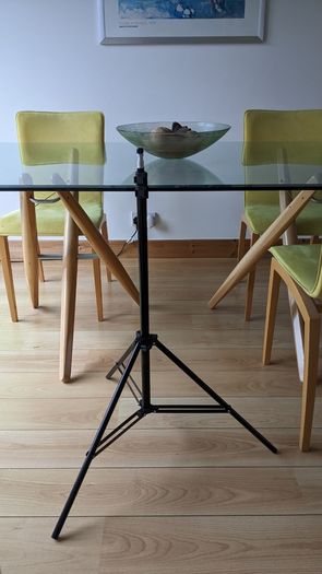 New and unused lighting stand