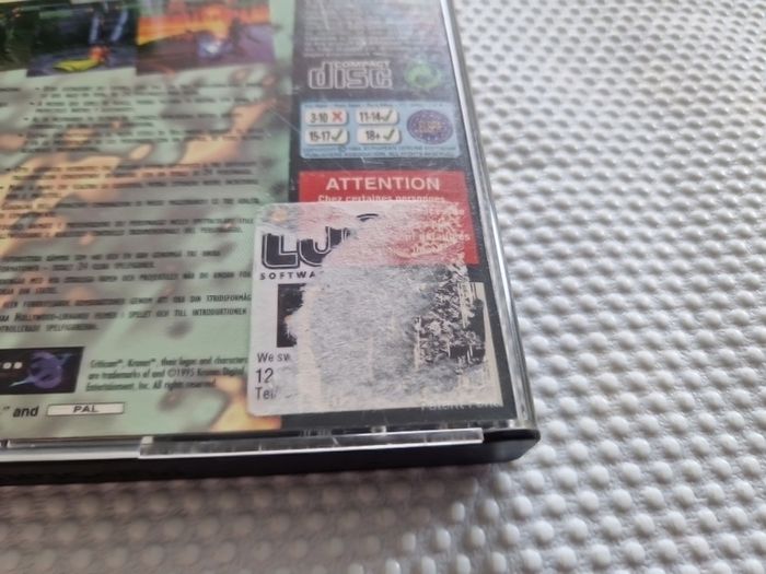 Criticom Critical Combate  PlayStation1 Ps1 PlayStation2 Ps2 Games Original