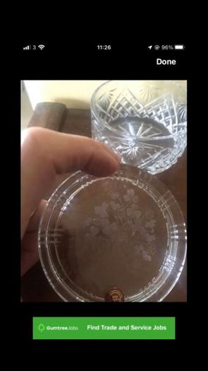 Claren Bridge Crystal Bowl