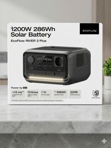 EcoFlow RIVER 3 Plus  Like New, Under 1 Year, 286Wh, Fast Charging