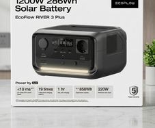 EcoFlow RIVER 3 Plus  Like New, Under 1 Year, 286Wh, Fast Charging