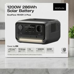 EcoFlow RIVER 3 Plus  Like New, Under 1 Year, 286Wh, Fast Charging