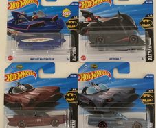 Bat Boat/ Batmobile/ TV Series - Hot wheels