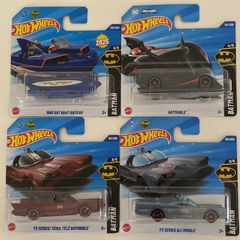 Bat Boat/ Batmobile/ TV Series - Hot wheels
