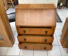 3 Drawer Veneer Writing Bureau