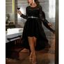 Stunning Midnight Blue Dress with Asymmetrical Hem size 18 + also other fabulous dresses available Image 8