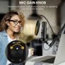 Recording Microphone Set,MAONO AU-PM422 192KHZ/24BITCondenser Mic with Touch Mute Button and Mic Gain Knob for Podcasting,Gaming,YouTube (FREE POSTAGE) Image 2
