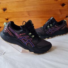 asics gel sonoma 7 gtx black/grey/pink Size 7 eu 39.5 in excellent condition