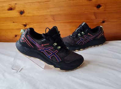 asics gel sonoma 7 gtx black/grey/pink Size 7 eu 39.5 in excellent condition