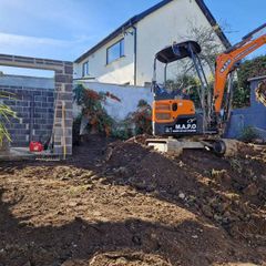 Digger hire + Driver/ Building services