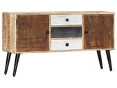 Sideboard 118x30x62 cm Solid Mango Wood