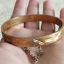 Vintage bracelet 18K RGP Rolled gold, 70s. Image 2