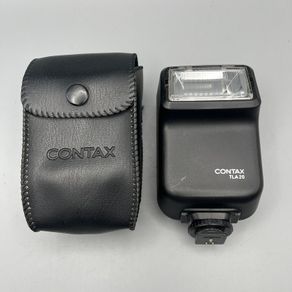 Contax TLA 20 Shoe Mount Flash - Tested and Working with Case