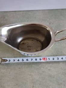 Silver Plated Small Vase Greavy Dish.